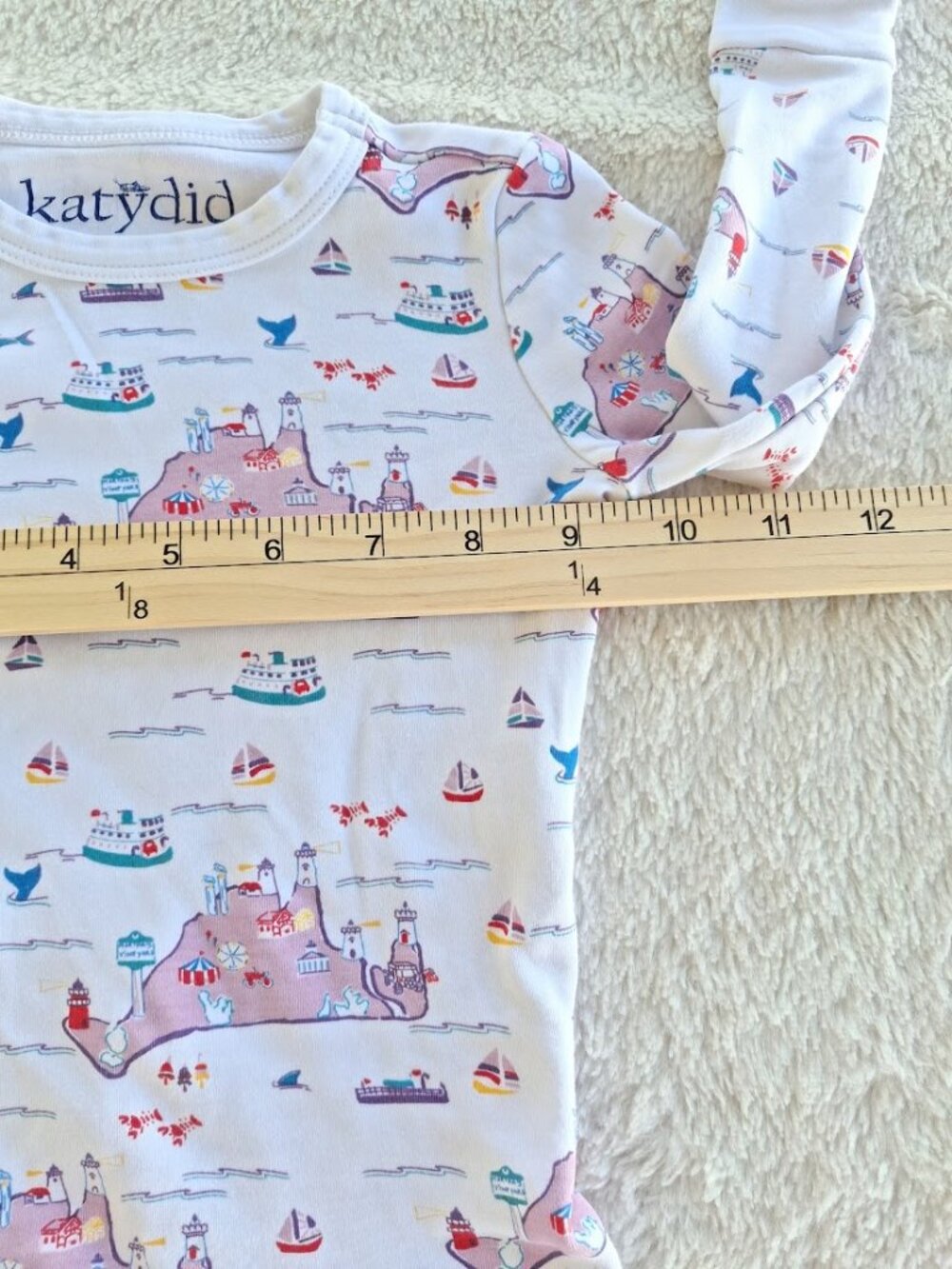 Martha's Vineyard Heritage Coastal Katydid Preppy Pima Cotton PJ Set 2T Peru - Picture 3 of 8